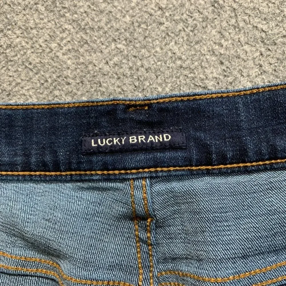 Lucky Brand Jeans Mens 36 Blue Vintage Straight Coolmax Stretch Cotton Lyocell